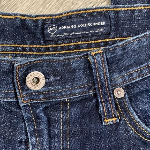 AG Adriano Goldschmied “The Protege Straight Leg” Dark Wash Stretch Jeans size32 - Picture 10 of 12